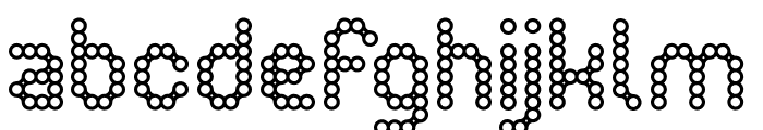 CONNECT THE DOTS-Light Font LOWERCASE