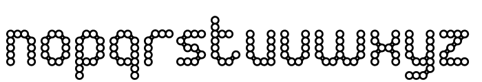 CONNECT THE DOTS-Light Font LOWERCASE