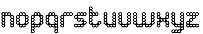 CONNECT THE DOTS Font LOWERCASE