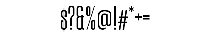 CONQUEST Slab serif Regular Font OTHER CHARS