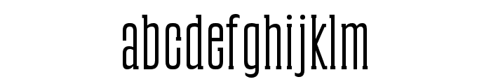 CONQUEST Slab serif Regular Font LOWERCASE