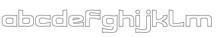 CORE THOUGHT-Hollow Font LOWERCASE