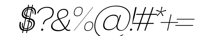 CORKE Italic Font OTHER CHARS