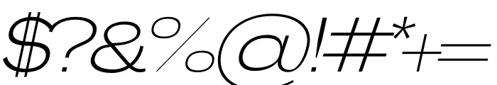 CORVO Light Italic Font OTHER CHARS