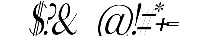 COUTURE Italic Font OTHER CHARS