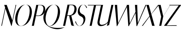 COUTURE Italic Font UPPERCASE