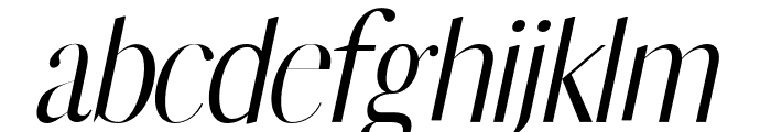 COUTURE Italic Font LOWERCASE