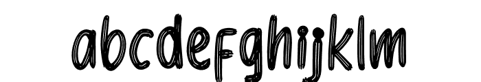 CRACKLINE Font LOWERCASE