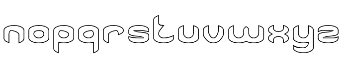 CREATION-Hollow Font LOWERCASE