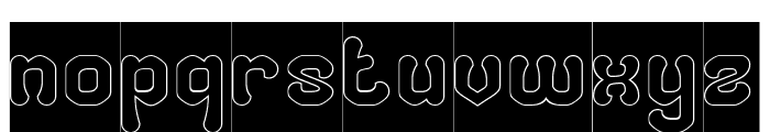 CREATIVE FORCE-Hollow-Inverse Font LOWERCASE