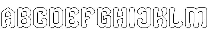CREATIVE FORCE-Hollow Font UPPERCASE