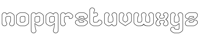 CREATIVE FORCE-Hollow Font LOWERCASE