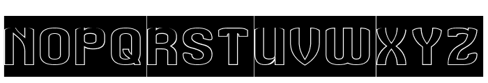 CREATIVE IMAGE-Hollow-Inverse Font UPPERCASE