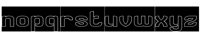 CREATIVE IMAGE-Hollow-Inverse Font LOWERCASE