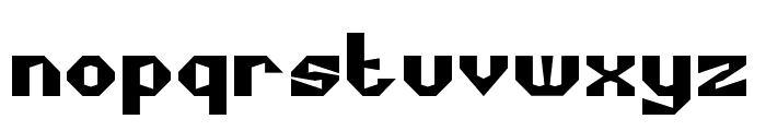 CUBISM Bold Font LOWERCASE