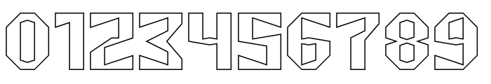 CUBISM-Hollow Font OTHER CHARS