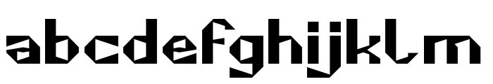 CUBISM-Light Font LOWERCASE