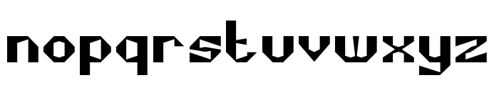 CUBISM-Light Font LOWERCASE