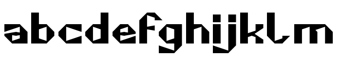 CUBISM Font LOWERCASE