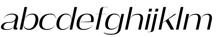 CULUER ITALIC FONT