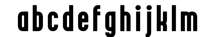 CURVE Bold Font LOWERCASE