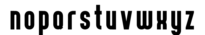 CURVE Bold Font LOWERCASE
