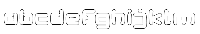 CUTE MONSTER-Hollow Font LOWERCASE