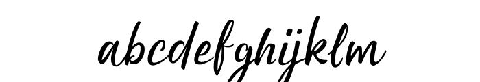 CUTESCRIPT-Regular Font LOWERCASE
