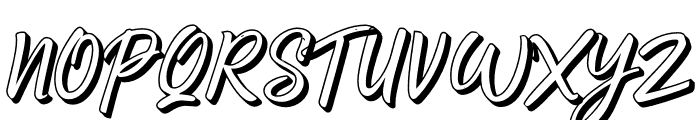 CUTESCRIPT-Shadow Font UPPERCASE