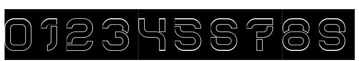 CYBER ROMANCE-Hollow-Inverse Font OTHER CHARS