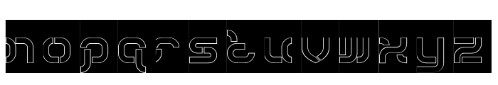 CYBER ROMANCE-Hollow-Inverse Font LOWERCASE