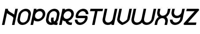 CYBORG Bold Italic Font UPPERCASE