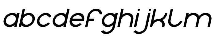 CYBORG Italic Font LOWERCASE