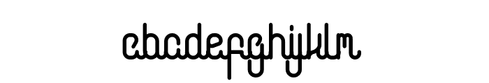 Cabello Script Font LOWERCASE