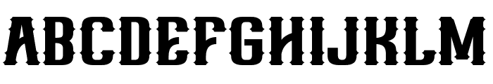 Caber Font UPPERCASE