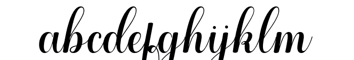 Cablebeach Font LOWERCASE