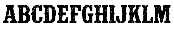 Cactus Ridge Grunge Font UPPERCASE