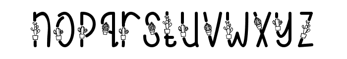 Cactuses Font LOWERCASE