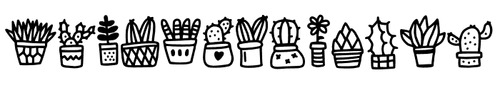 Cactusy Font UPPERCASE