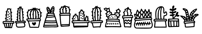 Cactusy Font LOWERCASE