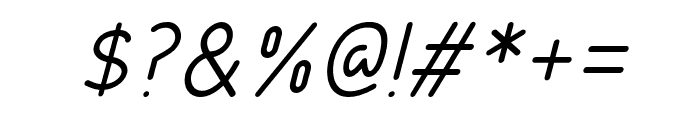 CadancyIW-Italic Font OTHER CHARS