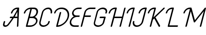 CadancyIW-Italic Font UPPERCASE