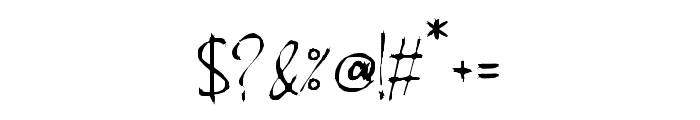 Cadaver Sanctum Script Font OTHER CHARS