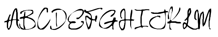Cadaver Sanctum Script Font UPPERCASE