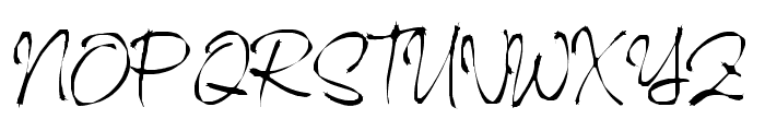 Cadaver Sanctum Script Font UPPERCASE