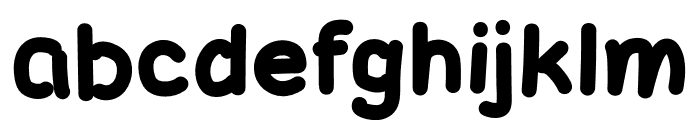 CafeAura Font LOWERCASE