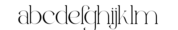 Cafela Regular Font LOWERCASE