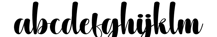 Caffe Midnight Font LOWERCASE