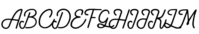 Cafieln Font UPPERCASE