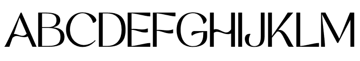 Cafigine Font UPPERCASE